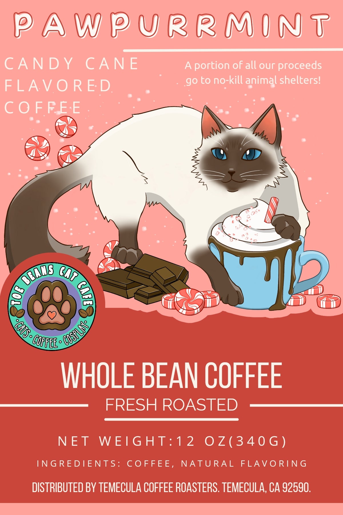 Pawpurrmint Whole Bean Coffee