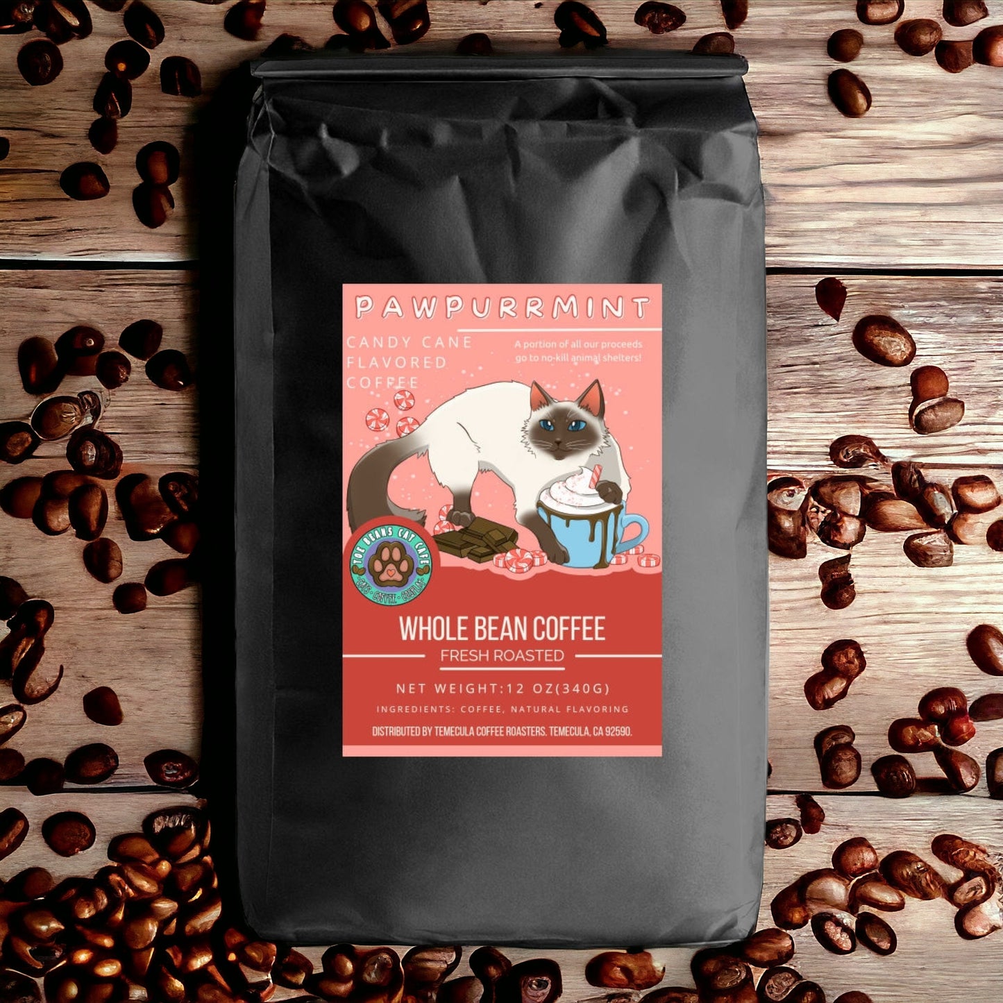 Pawpurrmint Whole Bean Coffee