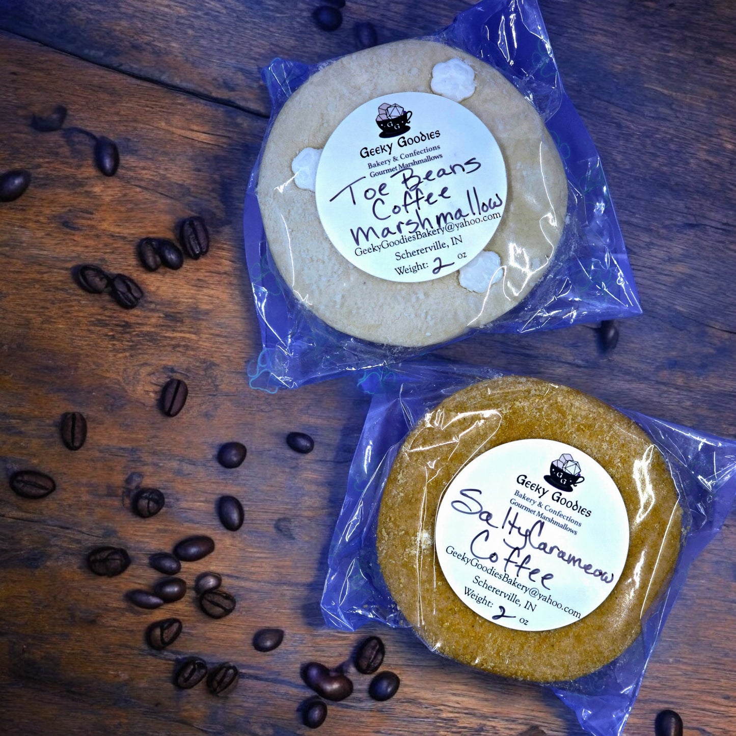 Mug Topper Marshmallows - Coffee Bean Marshmallow - Gourmet Coffee Infused Marshmallows