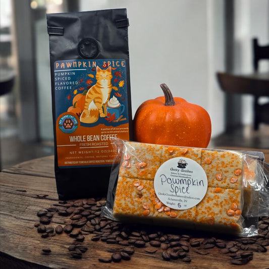 Pawmpkin Spice Marshmallows - 6 Pack Pumpkin Spice Coffee Marshmallow - Gourmet Coffee Infused Marshmallows
