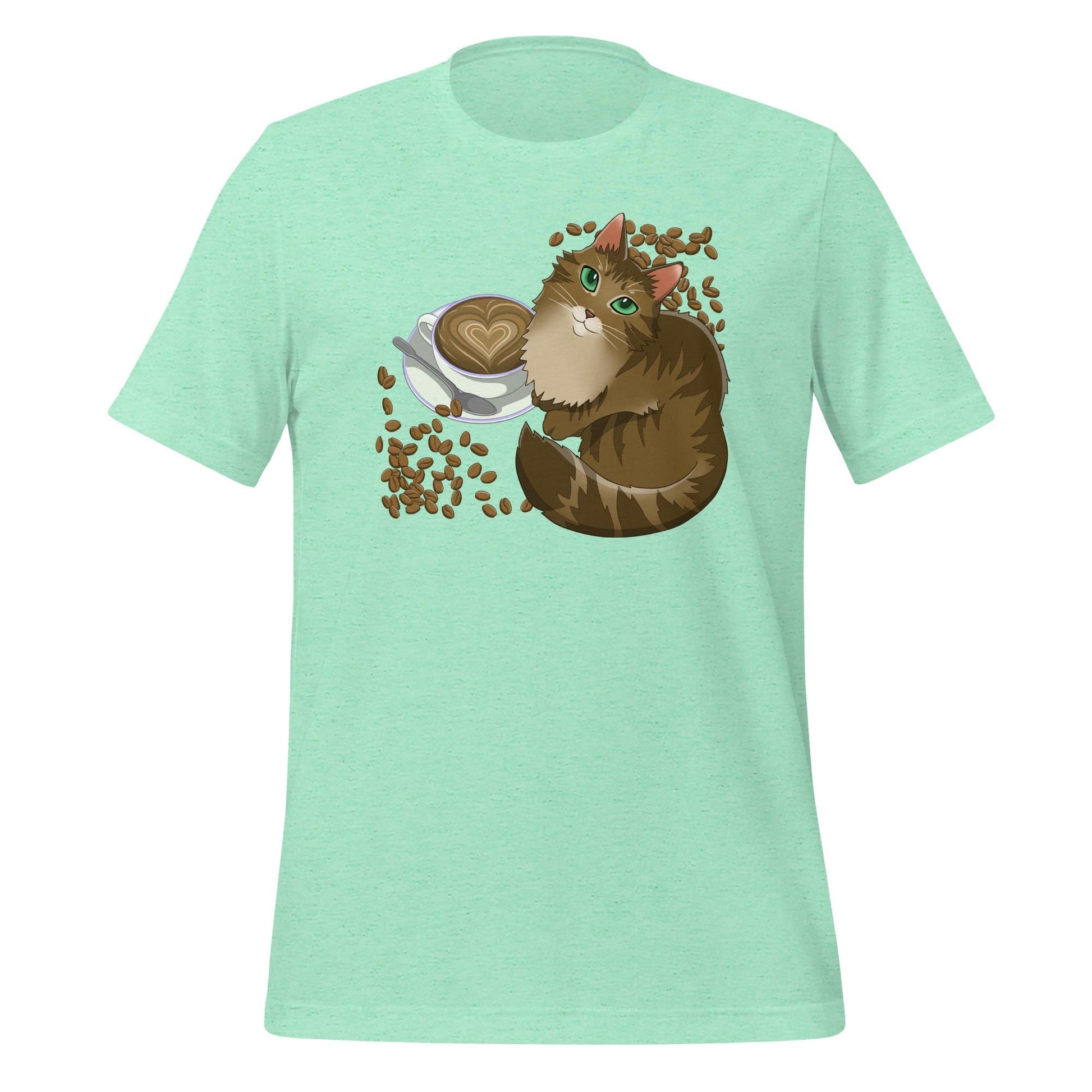 Catpurrccino T-Shirt | Soft Short Sleeve Shirt | S-3XL