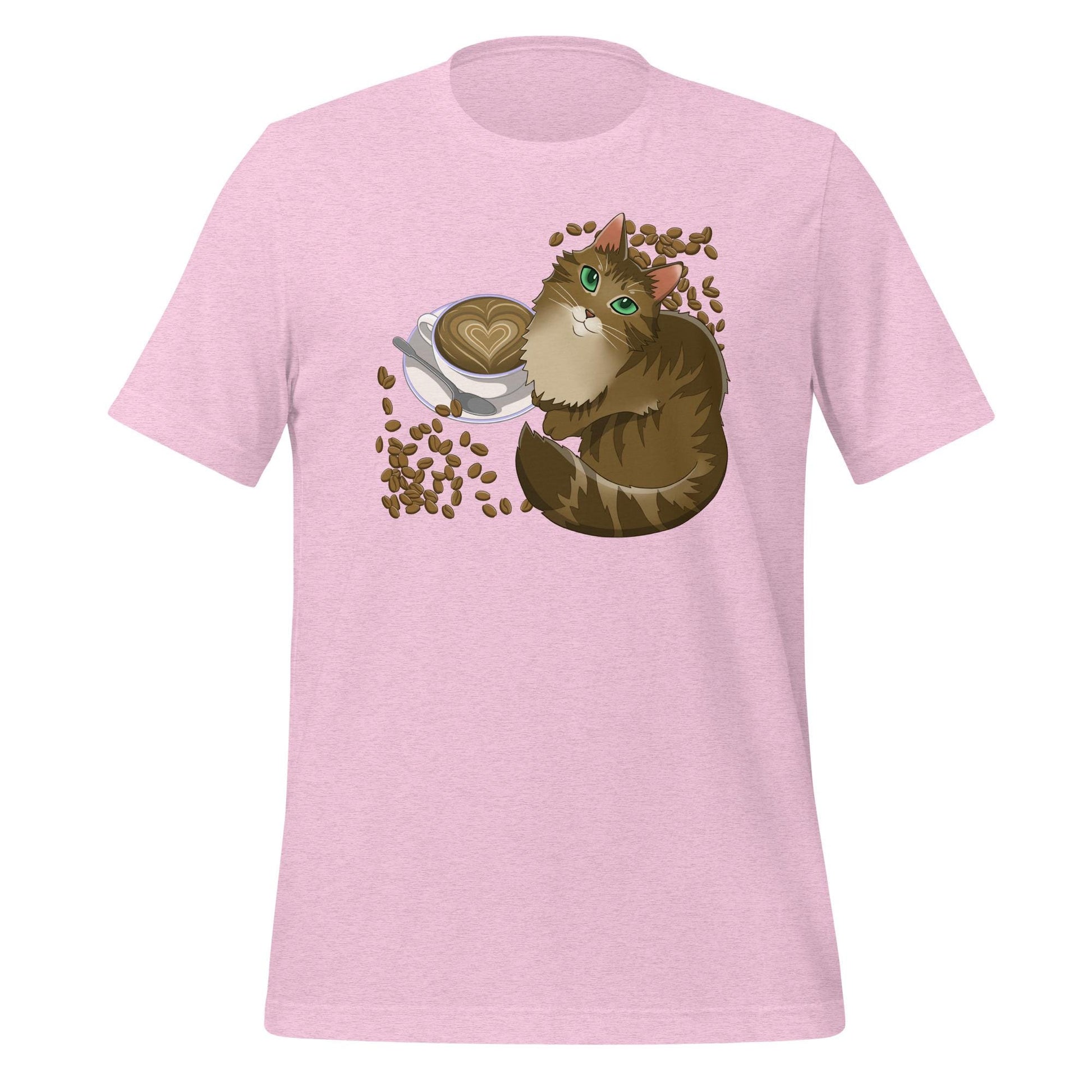 Catpurrccino T-Shirt | Soft Short Sleeve Shirt | S-3XL