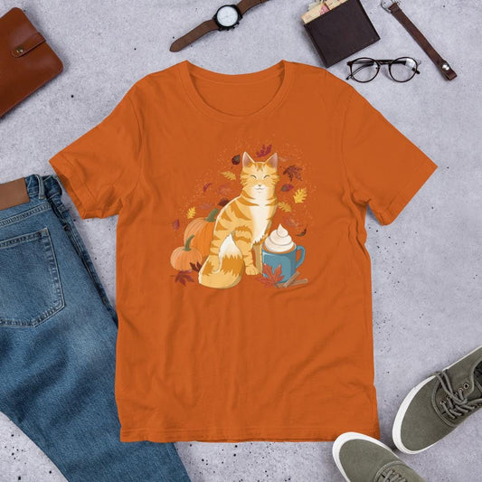 Pawmpkin Spice T-Shirt | Soft Short Sleeve Shirt | S-2XL Unisex t-shirt