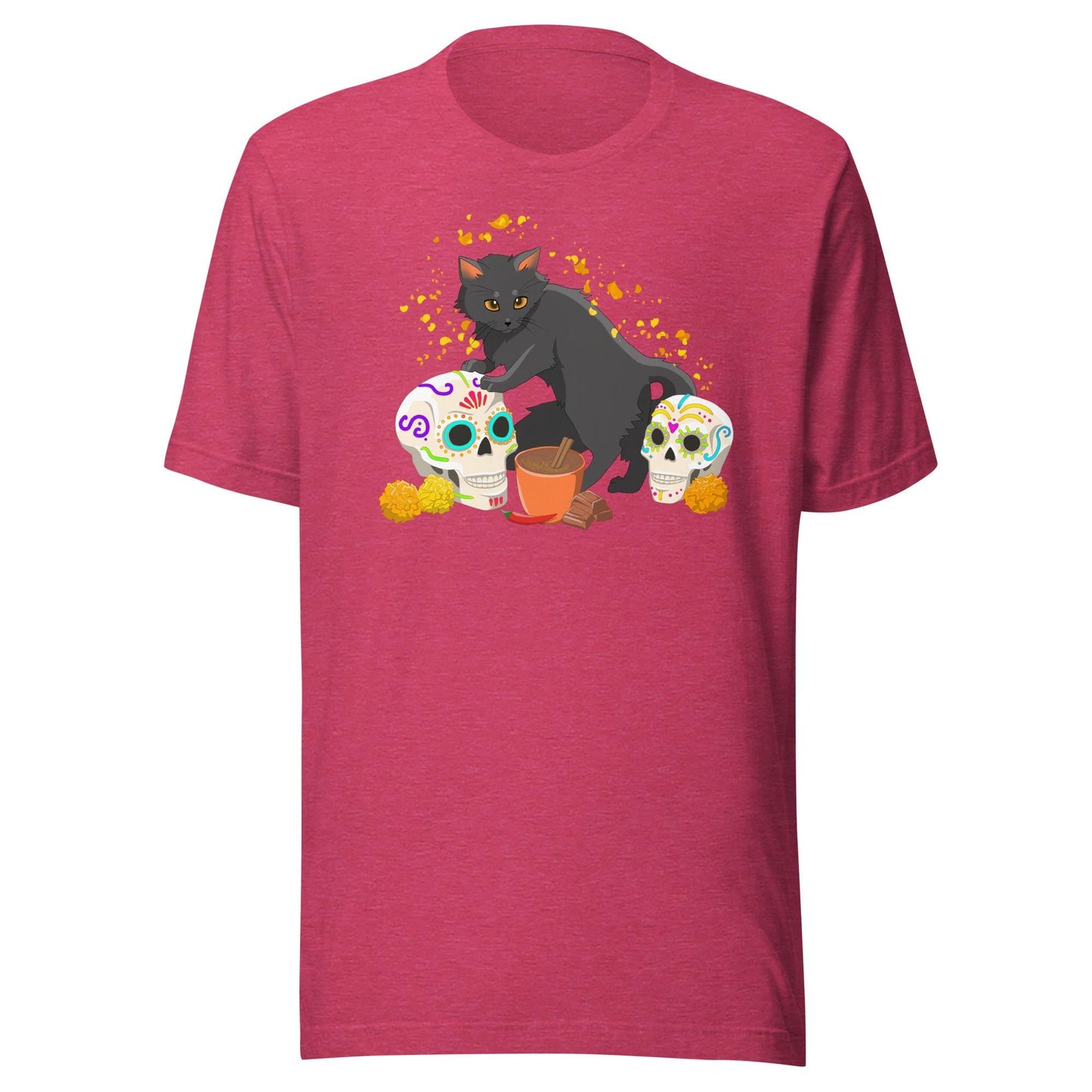 Dia de los Meowtos T-Shirt | Soft Short Sleeve Shirt | S-2XL Unisex t-shirt
