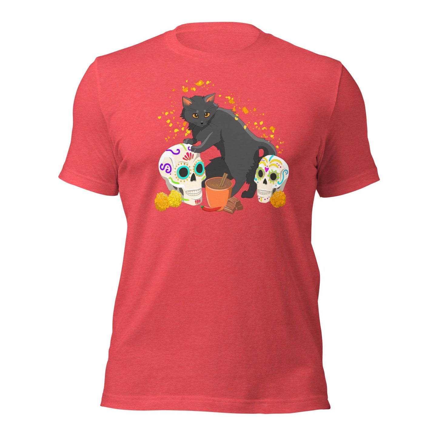 Dia de los Meowtos T-Shirt | Soft Short Sleeve Shirt | S-2XL Unisex t-shirt
