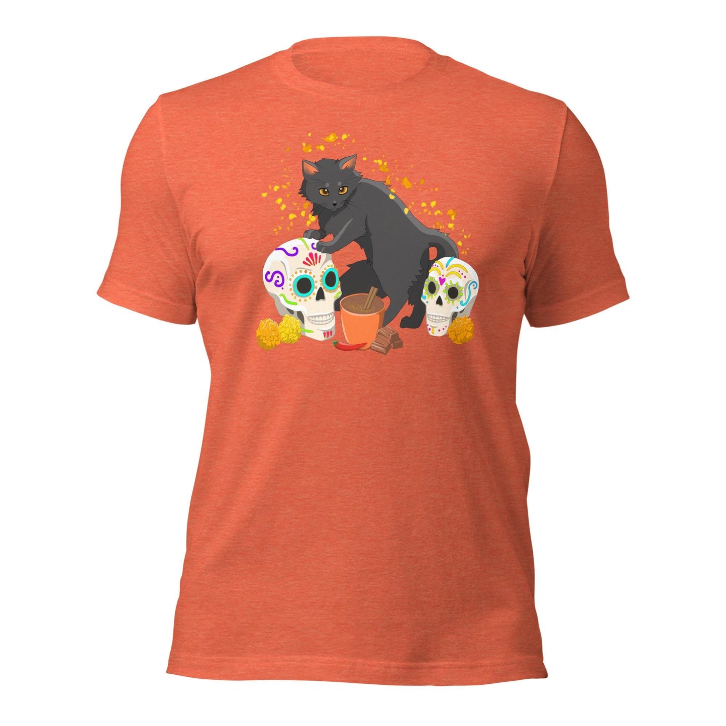 Dia de los Meowtos T-Shirt | Soft Short Sleeve Shirt | S-2XL Unisex t-shirt