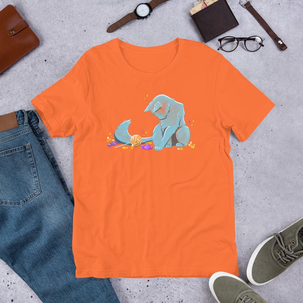 Trick. Purr. Treat. | Soft Short Sleeve Shirt | s-2XL Unisex t-shirt