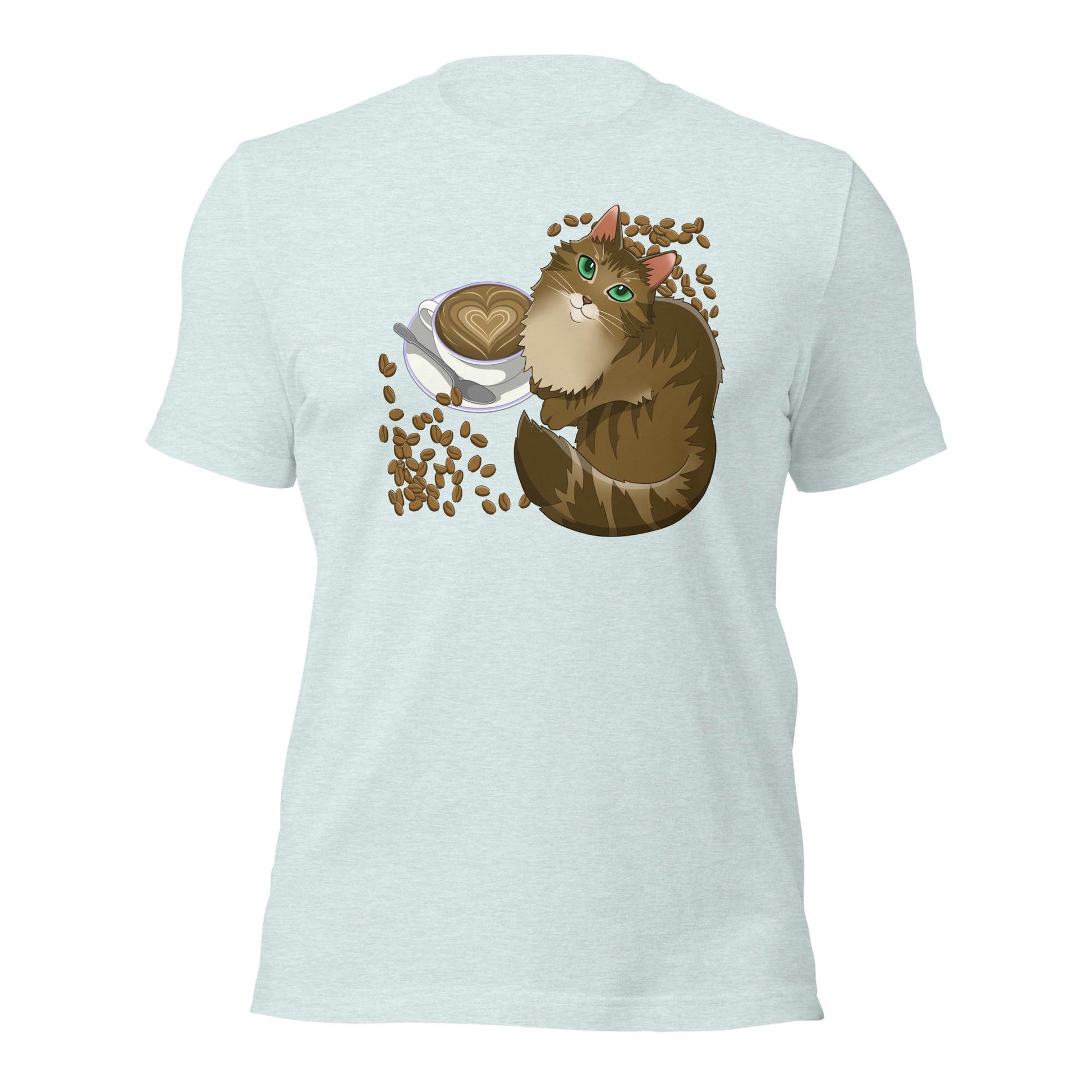 Catpurrccino T-Shirt | Soft Short Sleeve Shirt | S-3XL
