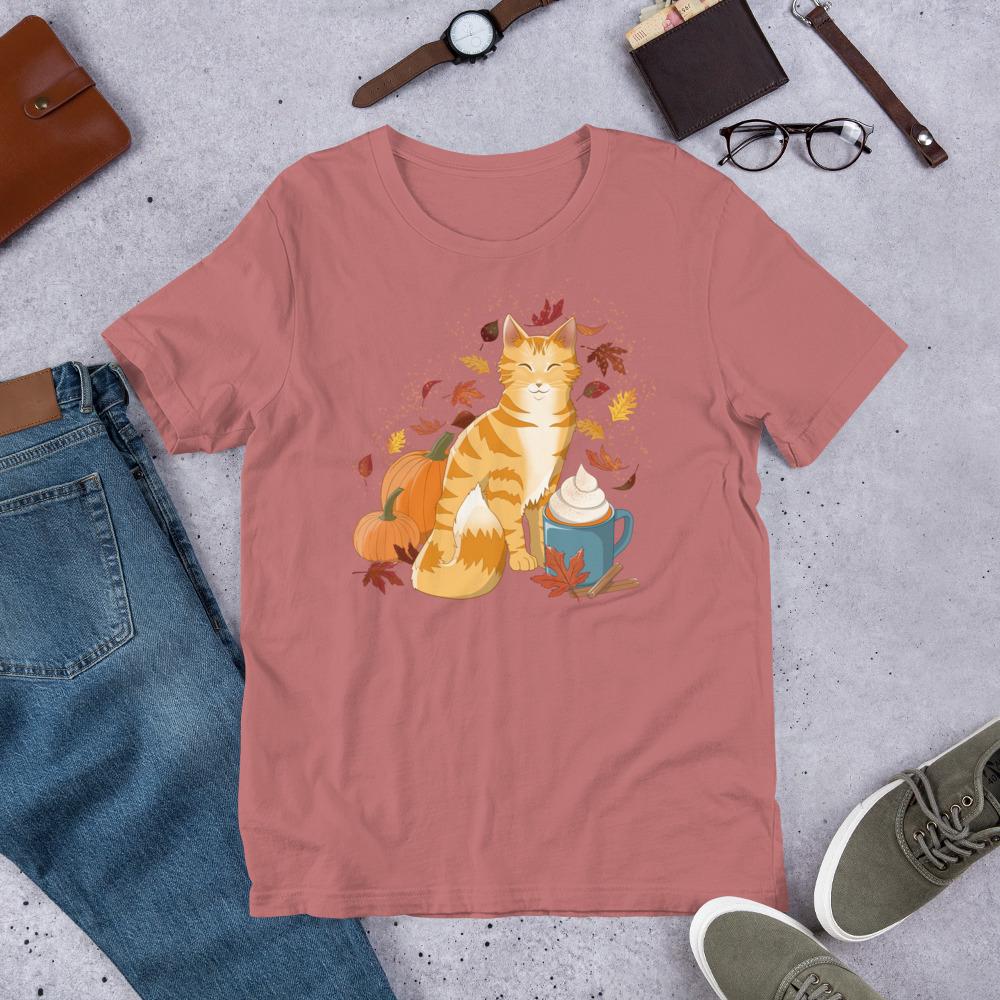 Pawmpkin Spice T-Shirt | Soft Short Sleeve Shirt | S-2XL Unisex t-shirt