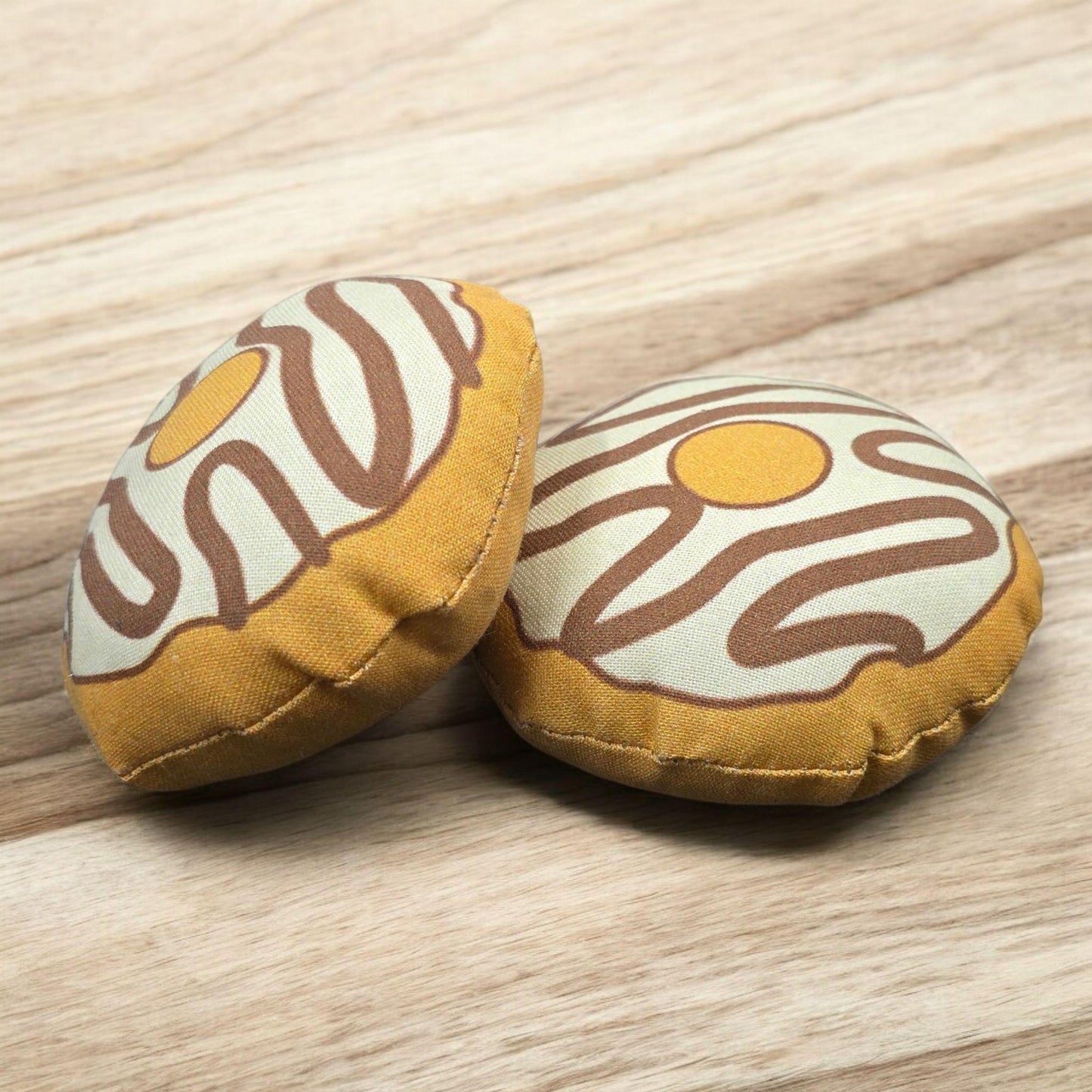 Catnip Filled Doughnut Cat Toy 3" x 3"