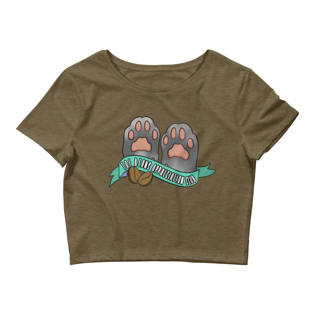Toe Beans Appreciation Club Women’s Crop Tee