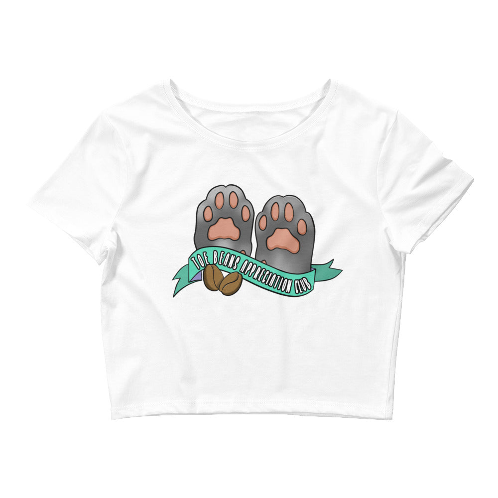 Toe Beans Appreciation Club Women’s Crop Tee