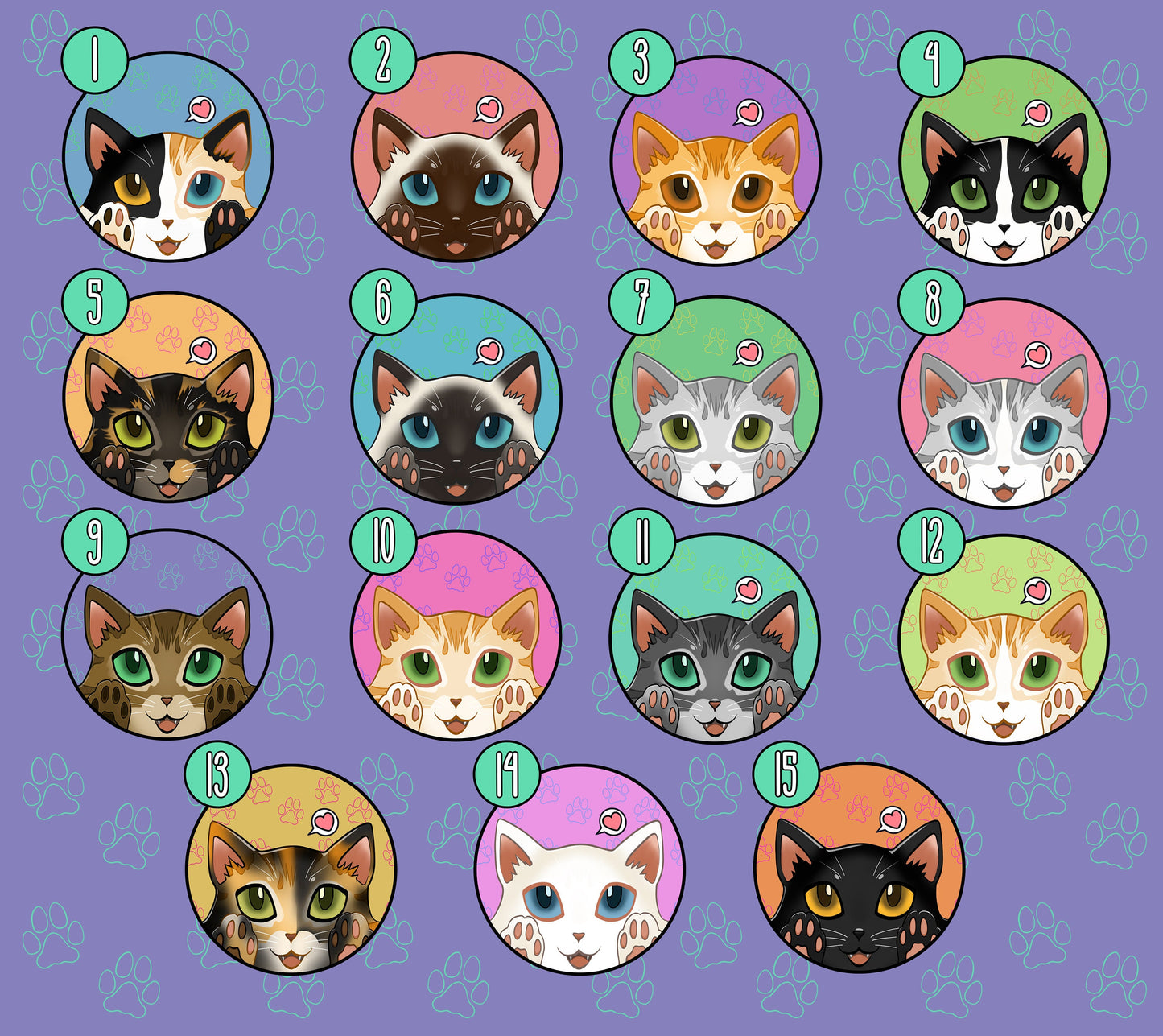 Cat-Cute-Button-Pins - Cat Peeker Buttons - Cat Face Pin - Toe Bean Peeker Pins - Cat Pinback Button - 2.25"