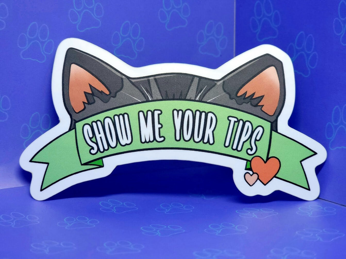 Cat-Cute-Matte Sticker - Trap Neuter Return - TNR Support - Snip 'Em and Tip 'Em - No Balls No Brawls - Show Me Your Tips - 3.65"x2"